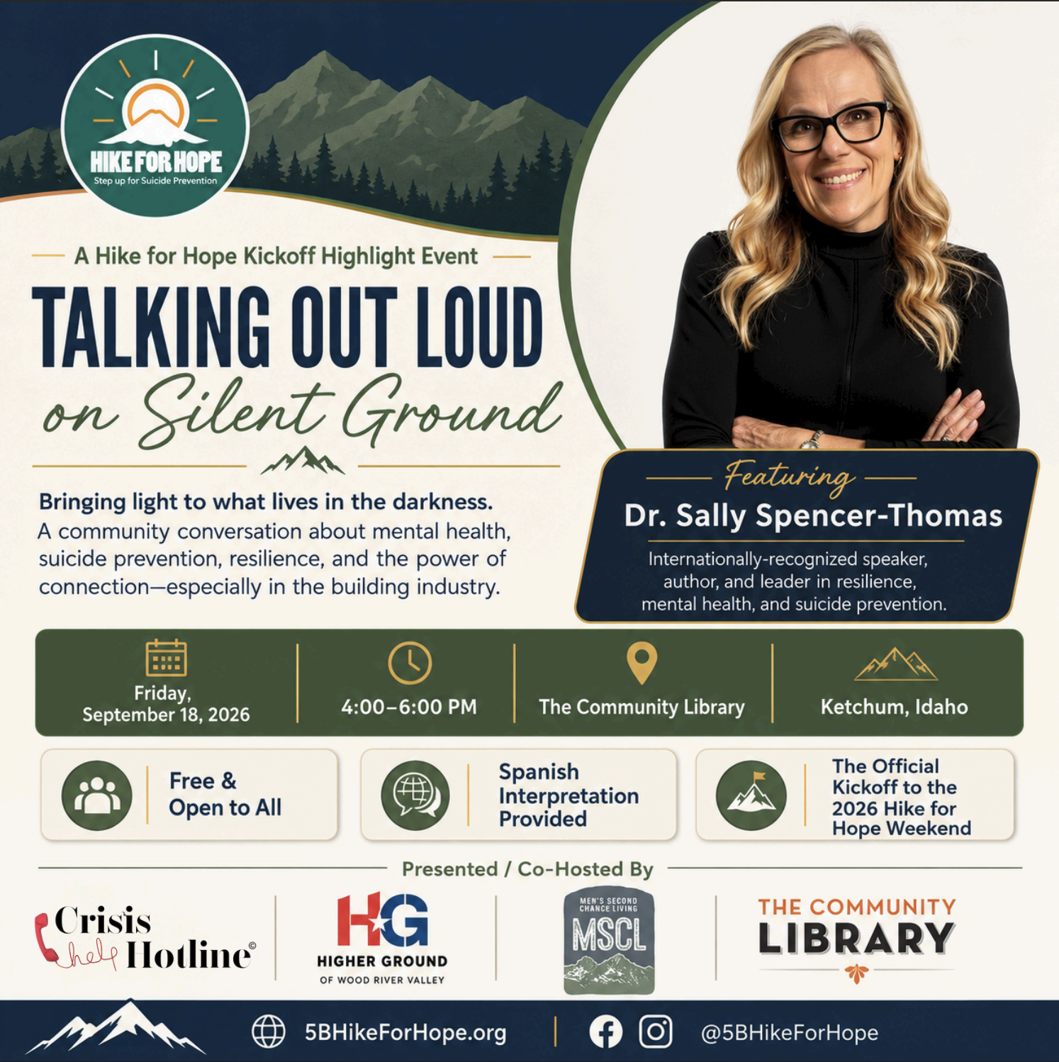 Talking out loud with Dr. Salley Spencer-Thomas